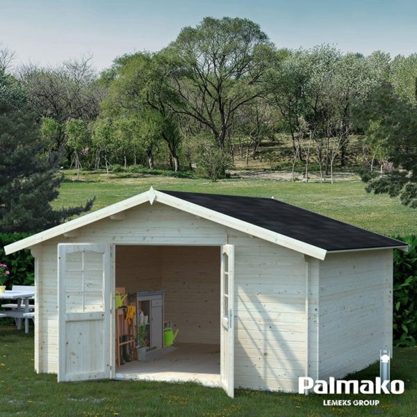 101694 palmako lotta 3 9m x 3 9m log cabin insitu min