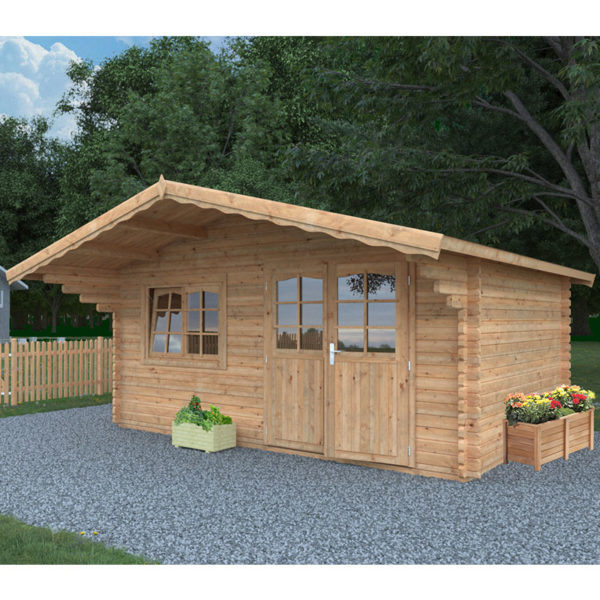 102274 palmako sally 4 8 x 3 9m log cabin insitu3 min