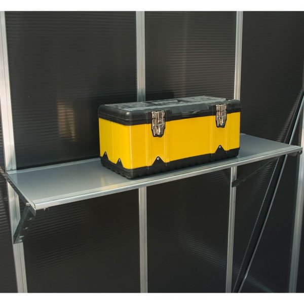 704883 palram canopia yukon shed shelving insitu2 min