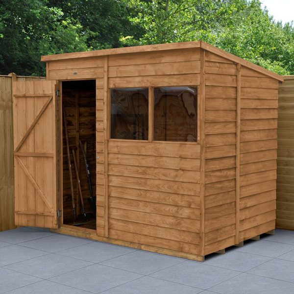 odp75m overlap dip treated 7x5 pent shed insitu min 1