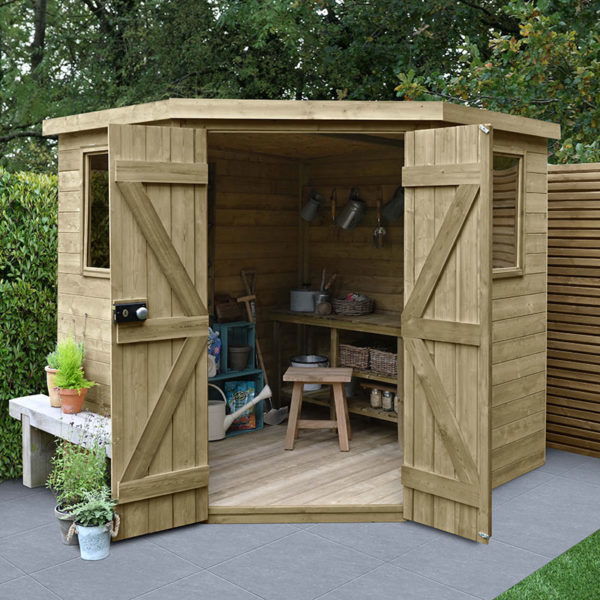 tpc77hd 7x7 forest t g corner shed insitu min 1